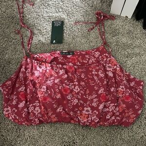 Wild fable Red Crop Top